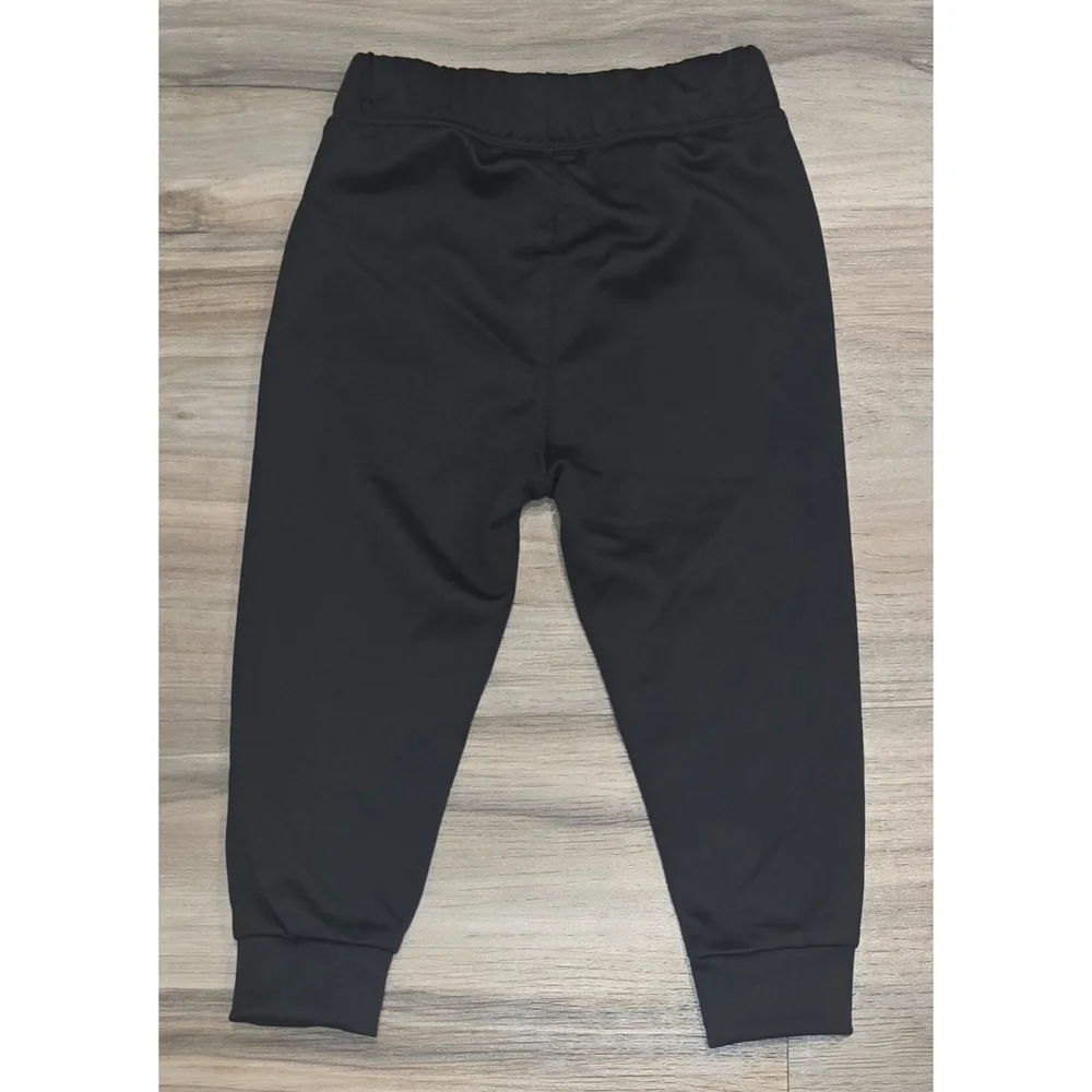 Nike Black Joggers with Pink Logo Size 18 Months